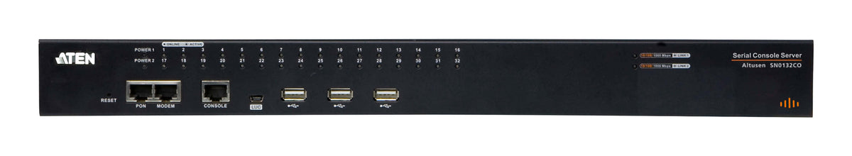 ATEN PREMIUM SN0132CO Serveur console 32P Série Dual-Alim/IP