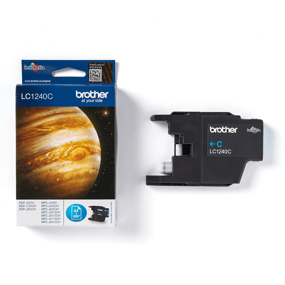 BROTHER LC-1240 cartouche d encre cyan haute capacité 600 pages pack de 1