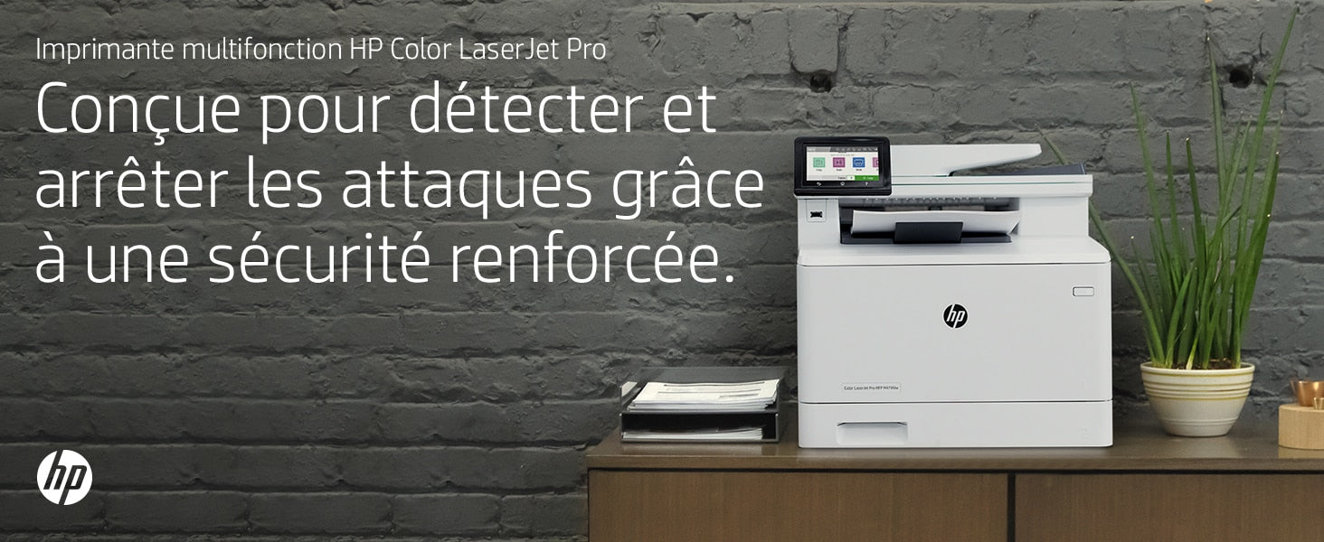 HP Color LaserJet Pro Imprimante multifonction M479dw, Impression, copie, numérisation, e-mail, Impression recto-verso  Numérisation vers e-mail/PDF  Chargeur a