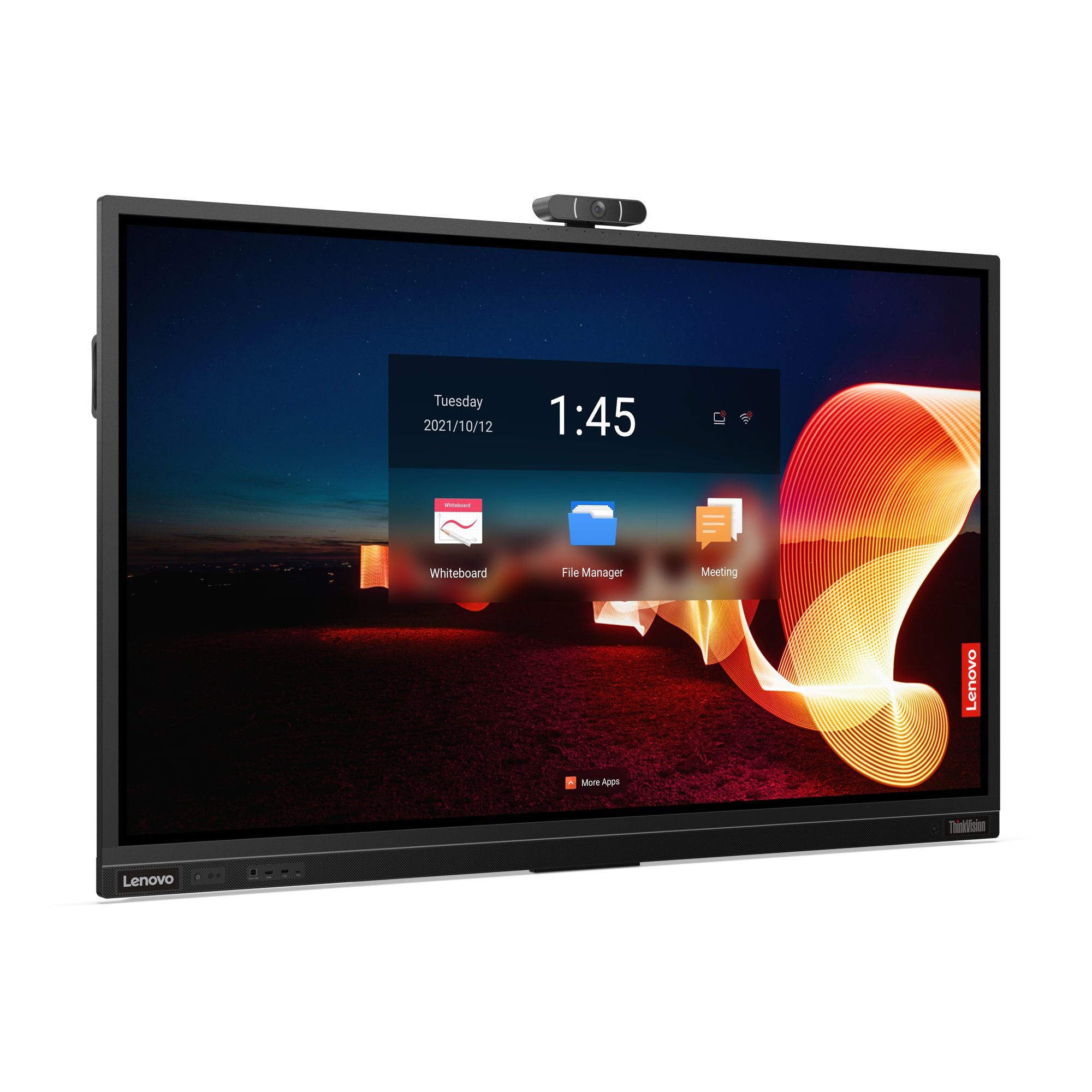 LENOVO ThinkVision iLFD T75 75p 3840x2160 VA Touch DLED 16:9 60Hz HDR10 HDMI USB-C USB-B RJ45 VGA Android 9.0 4K camera TopSeller