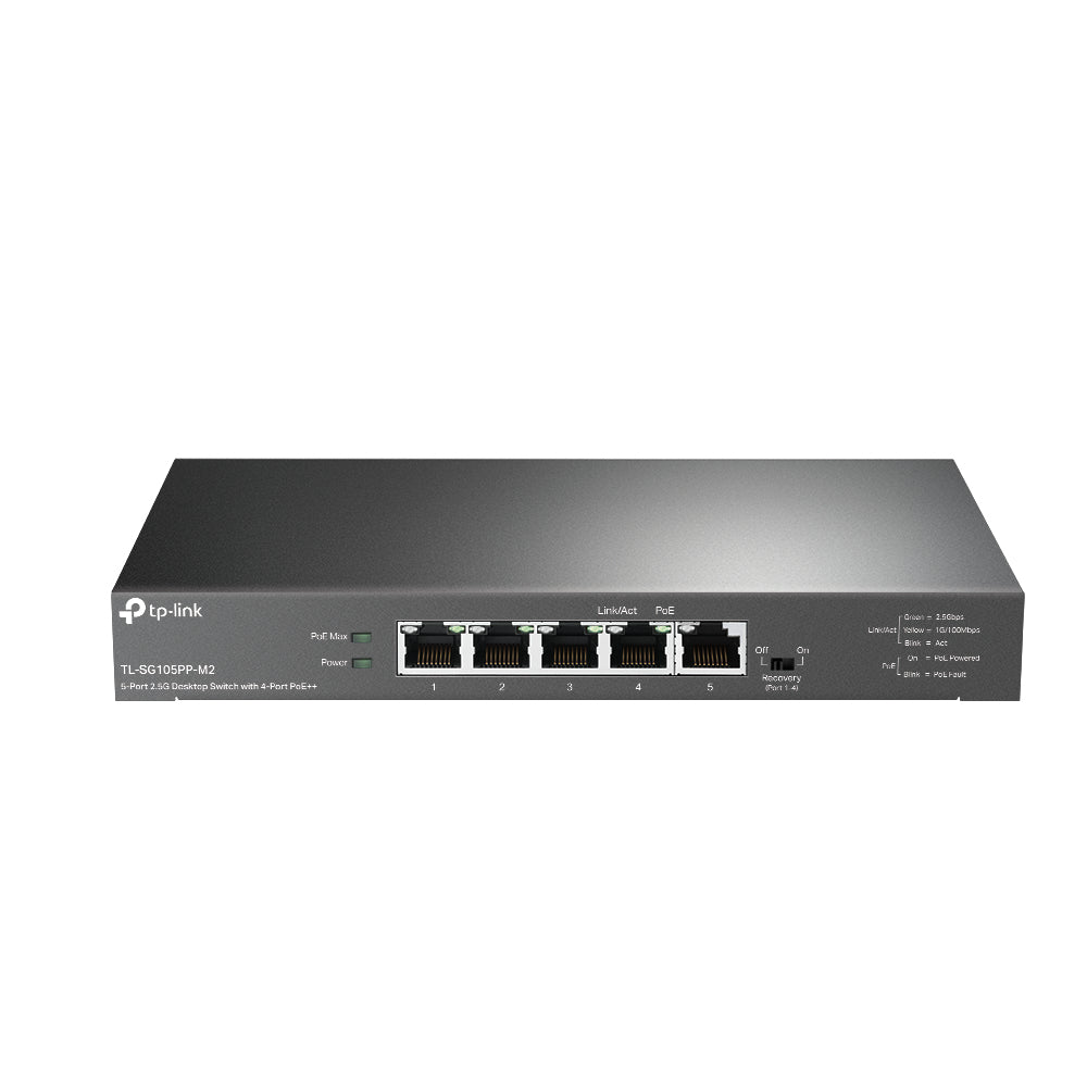 5-Port 2.5G Desktop Switch with 4-Port