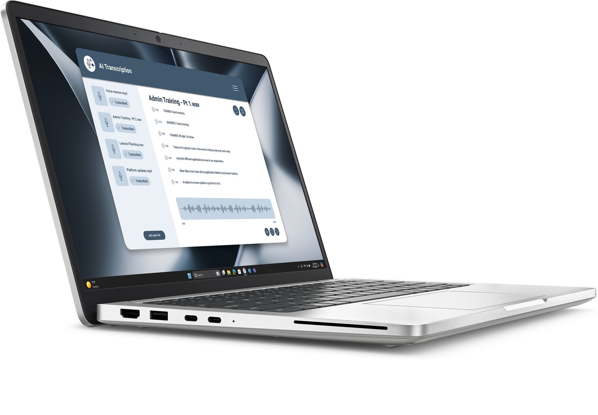 DELL Pro 13 Plus PB13255 AMD Ryzen™ 5 220 Ordinateur portable 33,8 cm (13.3") Full HD+ 16 Go LPDDR5x-SDRAM 512 Go SSD Wi-Fi 7 (802.11be) Windows 11 Pro Aluminiu