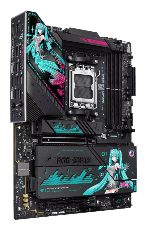 ASUS ROG Strix X870E-H Gaming WiFi 7 Hatsune Miku Edition AMD DDR5 ATX motherboard 1xHDMI 4xM.2 4xSATA