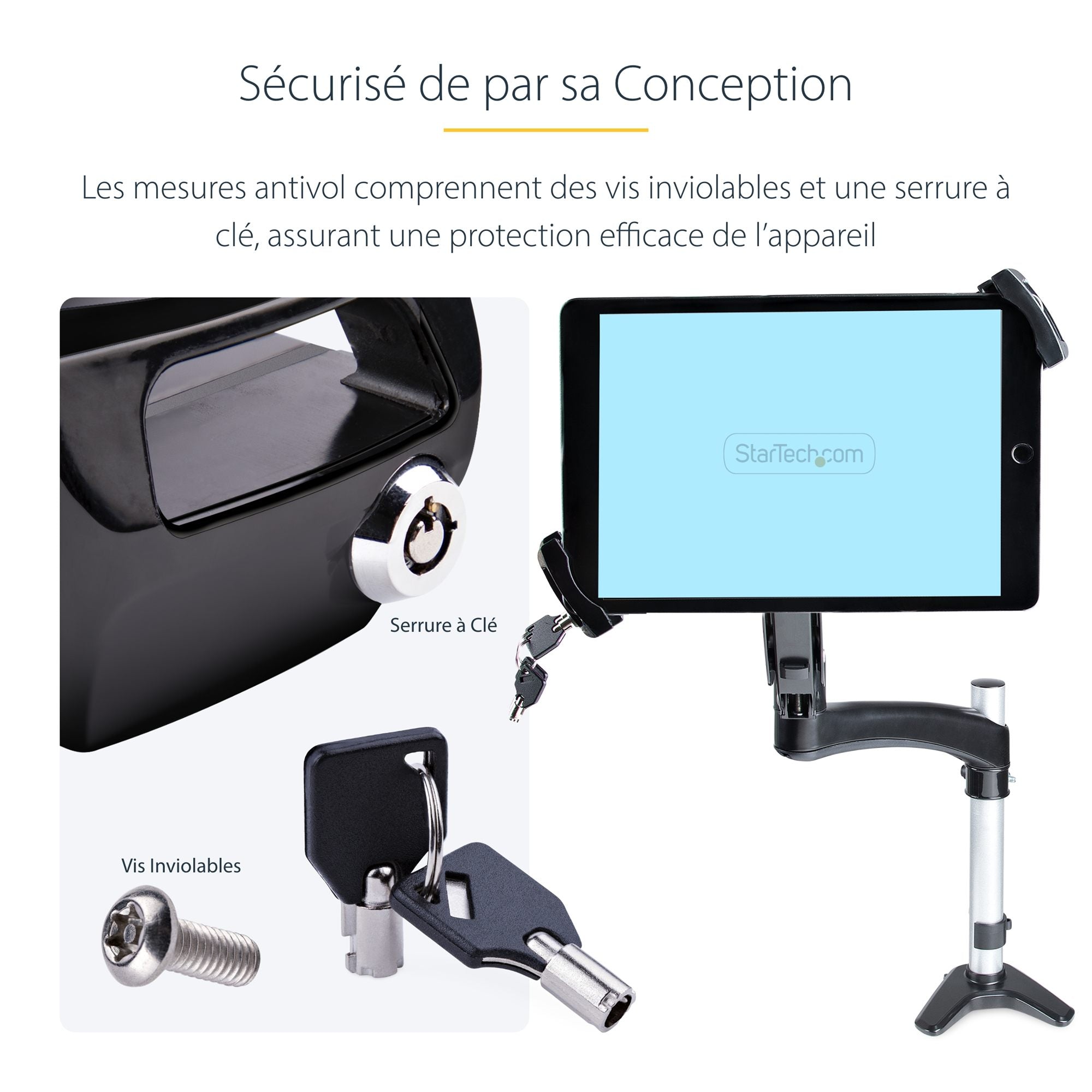 VESA Mount Adapter for Tablets Lockable