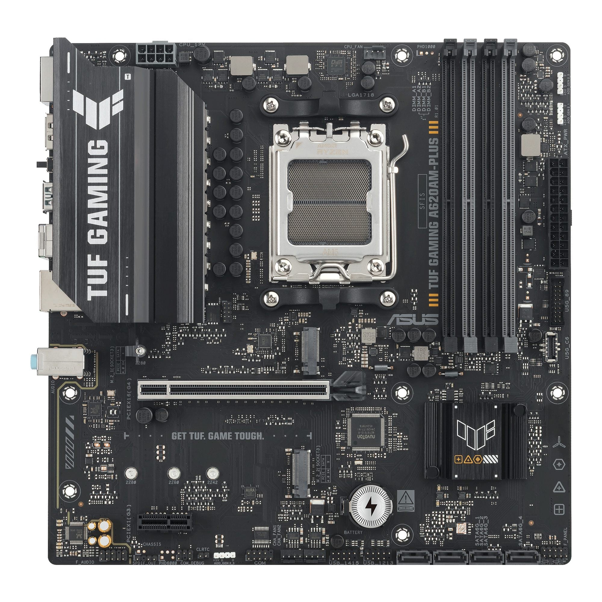 ASUS AMD A620A micro-ATX motherboard 4xDDR5 1xHDMI 2.1 2xDP 1.4 2xM.2 4xSATA