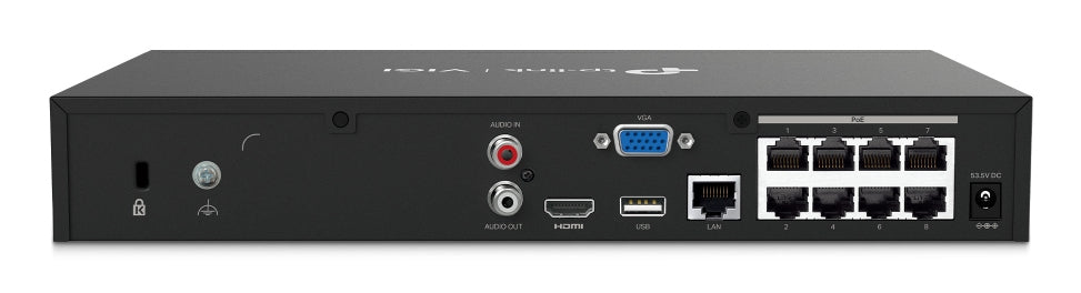 TP-LINK 8 Channel PoE+ Network Video Recorder 10/100 Mbps PoE+ 53W
