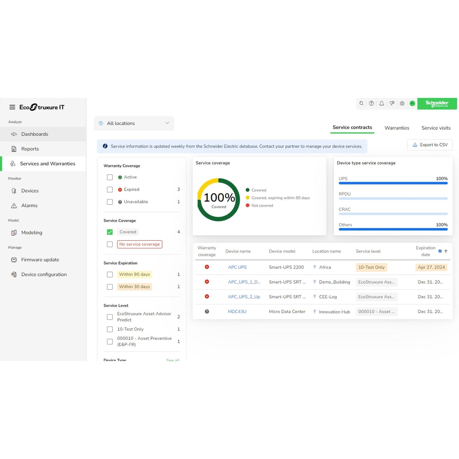 APC EcoStruxure IT Expert 1 Year Digital Subscription