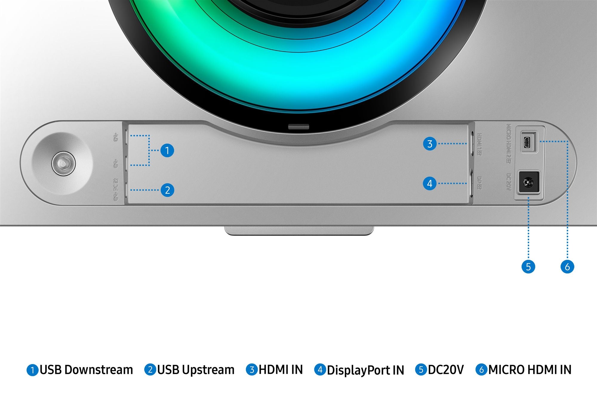 Samsung LS49CG950SUXEN Moniteur OLED Dual QHD de 49 pouces avec hub USB