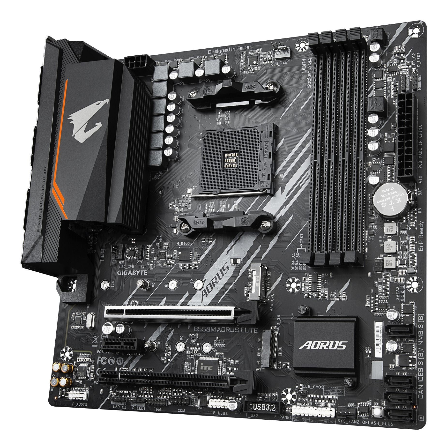 Gigabyte B550M AORUS ELITE AMD B550 Emplacement AM4 micro ATX