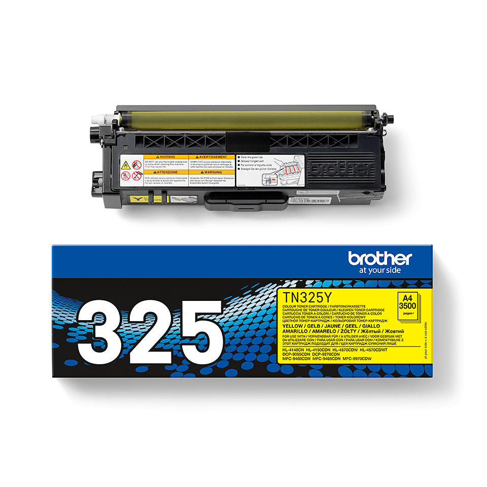 BROTHER TN-325 cartouche de toner jaune capacité standard 3.500 pages pack de 1