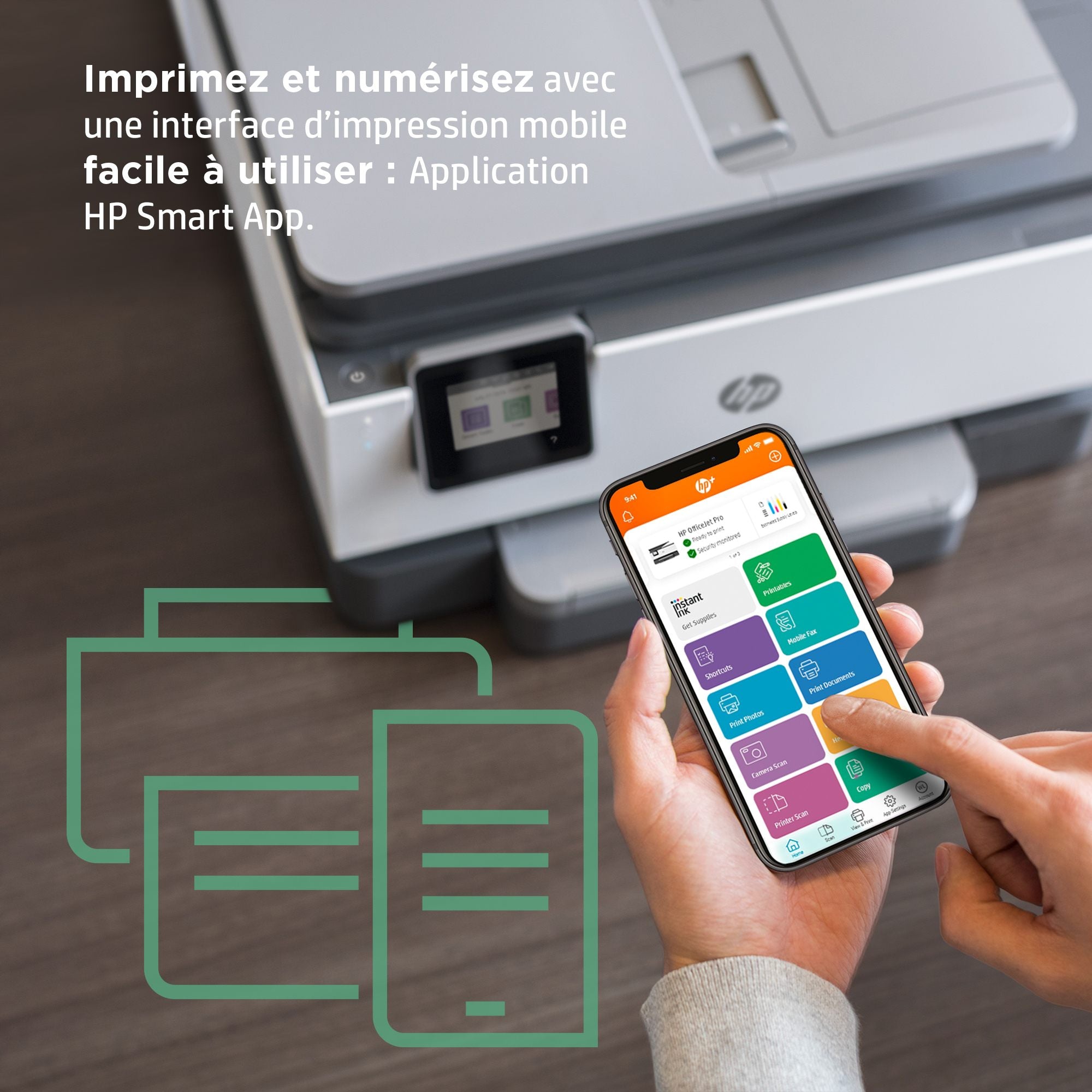 HP OfficeJet Pro 9014e All-in-One A4 color 22ppm USB WiFi Print Scan Copy Fax
