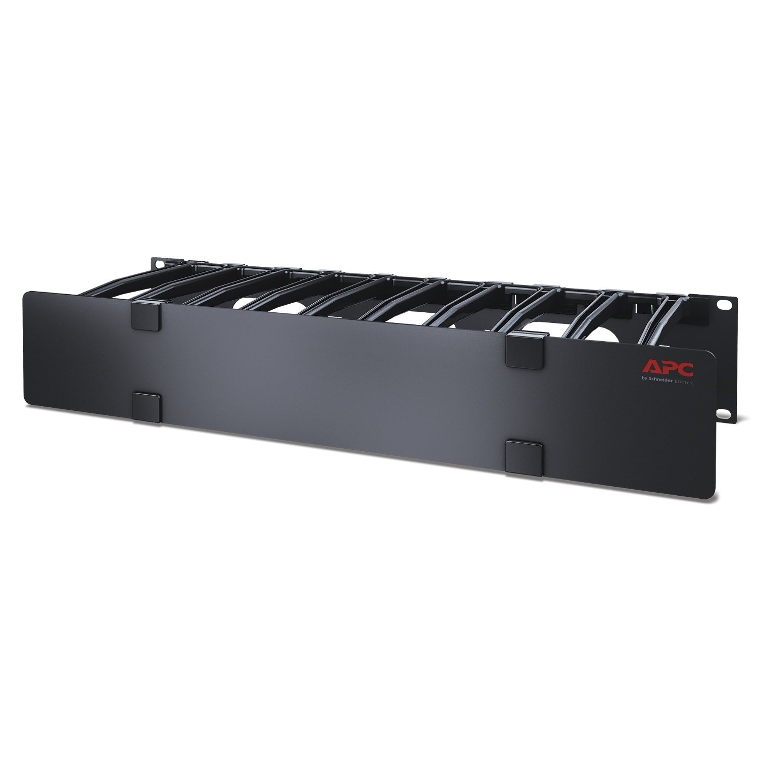 2U Horizontal Cable Manager 6" Fingers