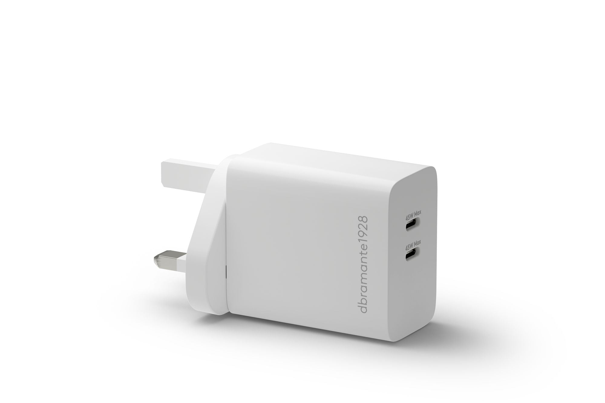 re-charge UK Wall Charger 2x USB-C 45W W