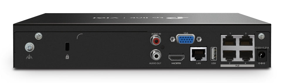 TP-LINK VIGI 4MP Full-Color Turret IPC and 4 Channel PoE+ NVR KIT