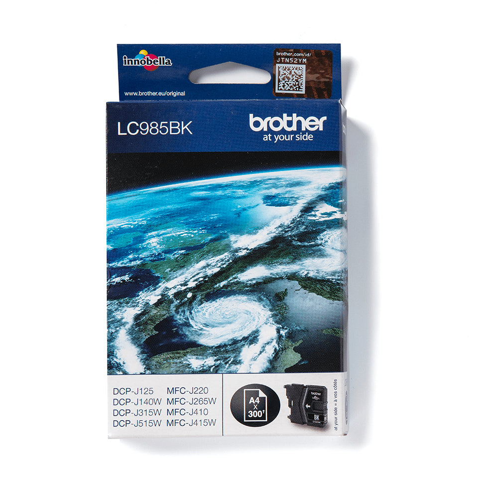 BROTHER LC-985 cartouche d encre noir capacité standard 300 pages pack de 1