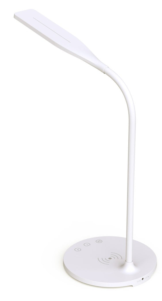 Techly I-LAMP-DSK10 Lampe de bureau LED 5,5W tactile avec chargeur Qi 15W