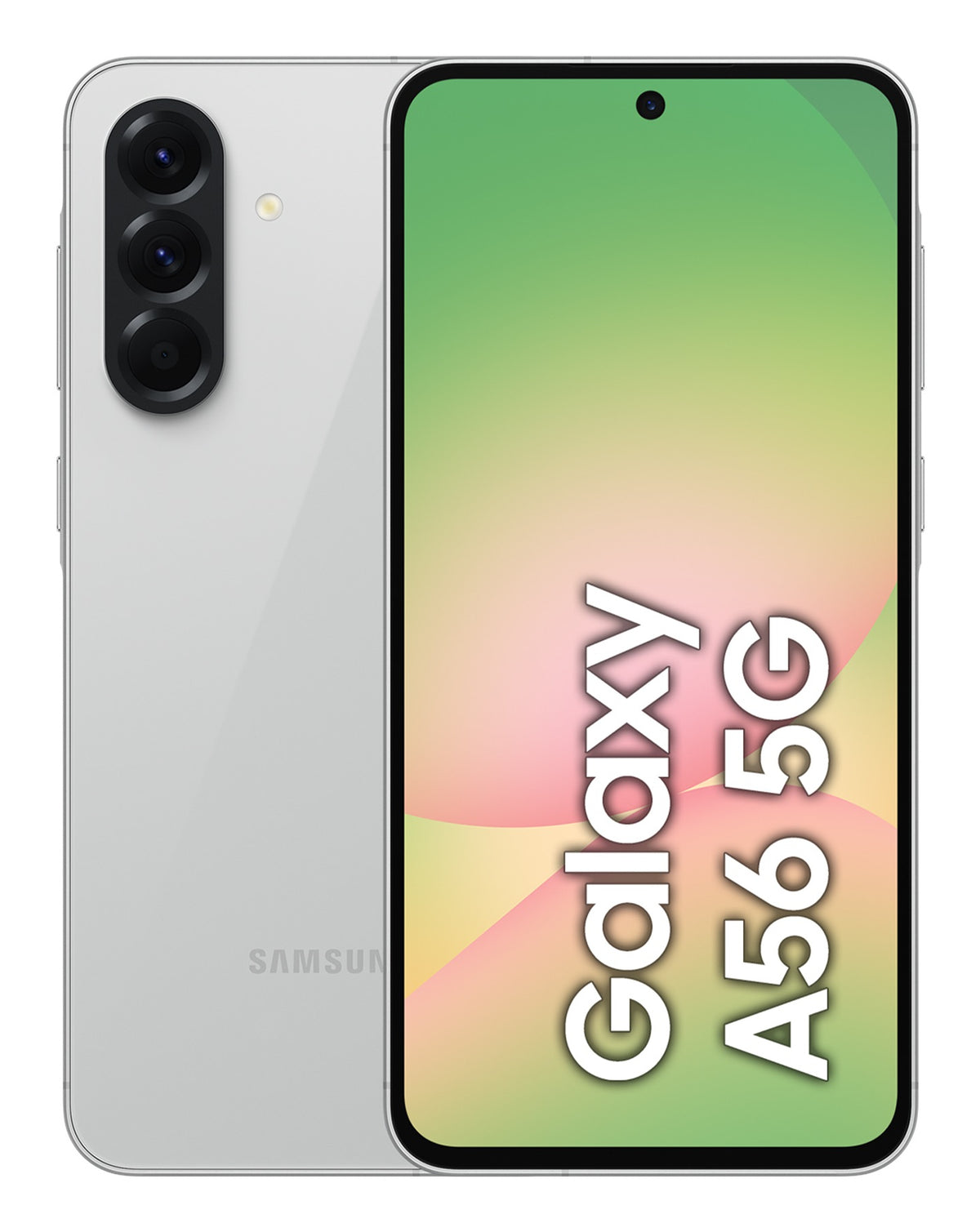 "Samsung Galaxy A56 17 cm (6.7"") Double SIM Android 15 5G USB Type-C 8 Go 128 Go 5000 mAh Gris clair"