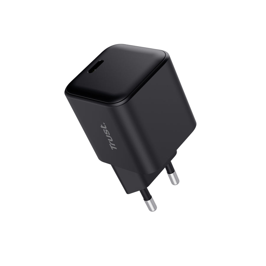 TRUST Alimentation universelle MAXO USB-C 65 watts compacte Apple PC port USB-C - Noire