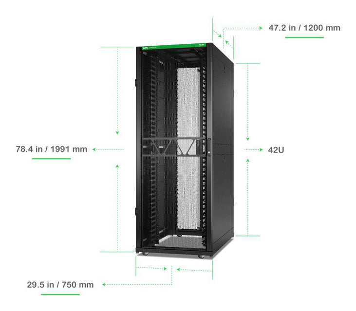 APC NetShelter SX Nwking Encl Gen2 42U