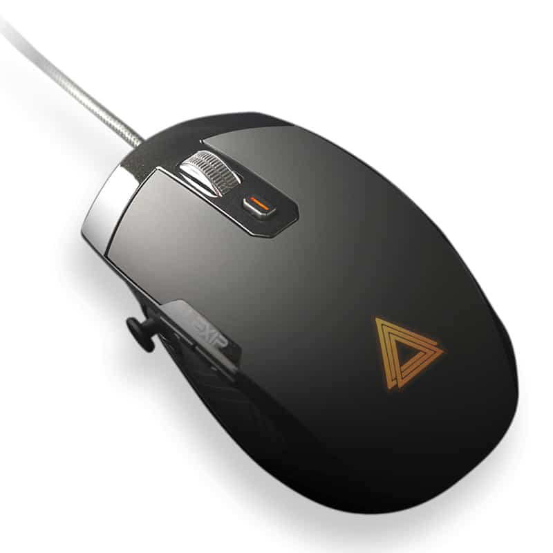 LEXIP 3D High performance Mouse CAD and Gaming uitive 3D movement thumb joystick 6 program. Buttons wired 12000dpi ceramic glider