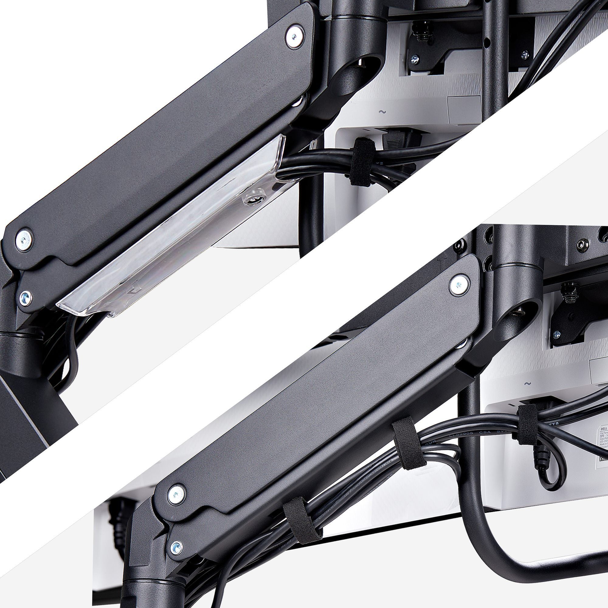 Triple Monitor Desk Mount 27in Screens