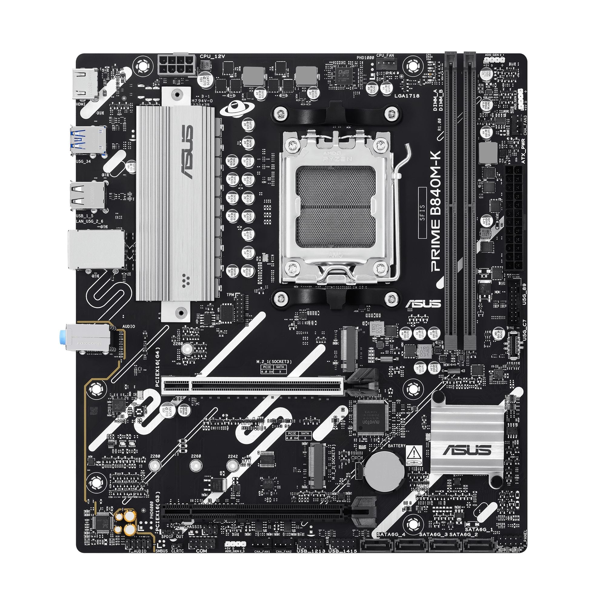 ASUS AMD PRIME B840M-K micro-ATX motherboard DDR5 2xM.2