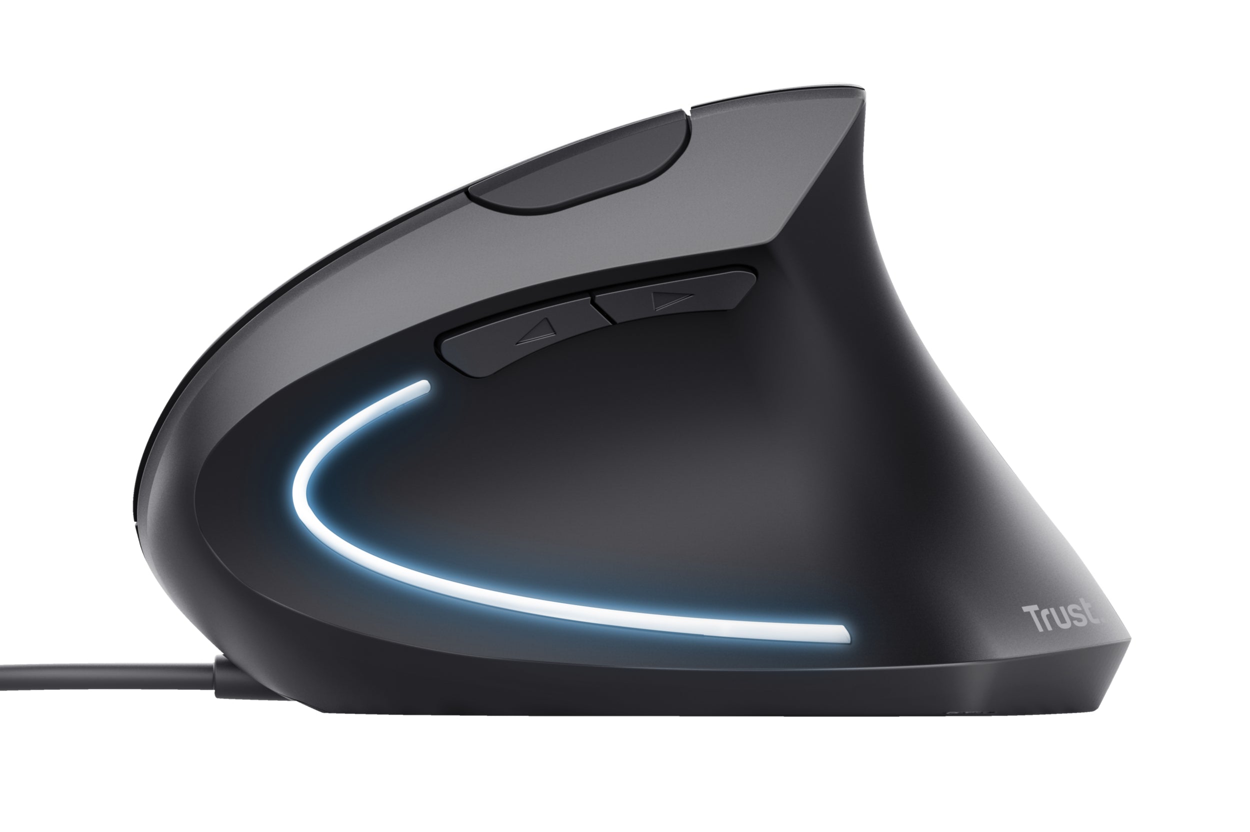 TRUST Souris filaire ergonomique VERTO - Noire