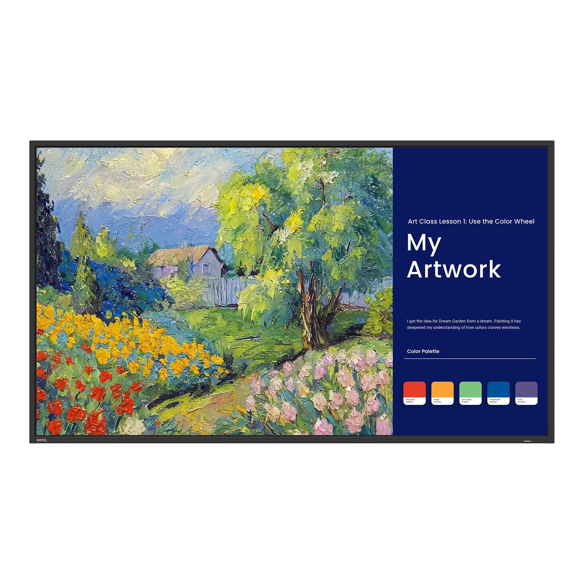 43'' Color: black backlight: direct LED
