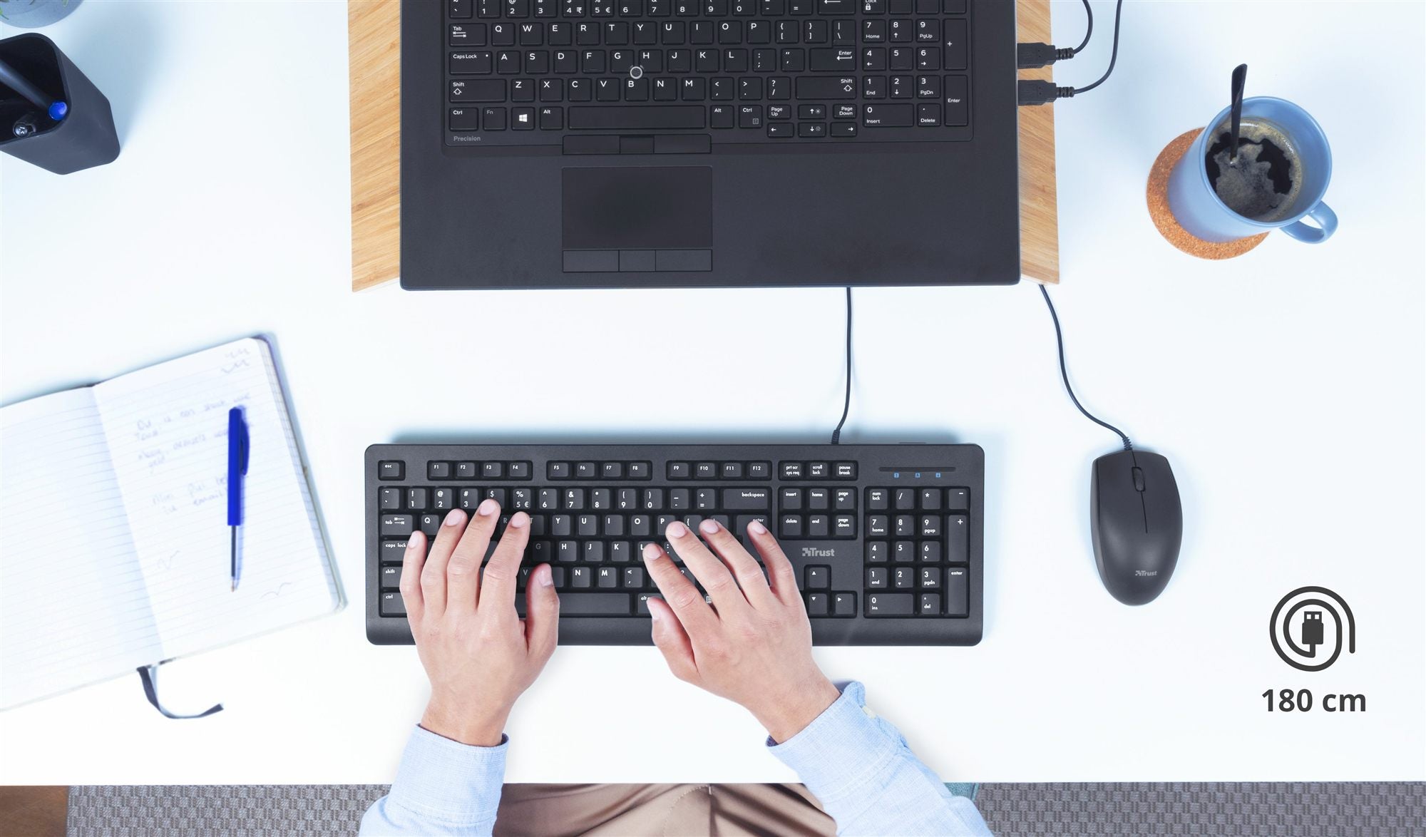 TRUST Clavier filaire PRIMO (FR)