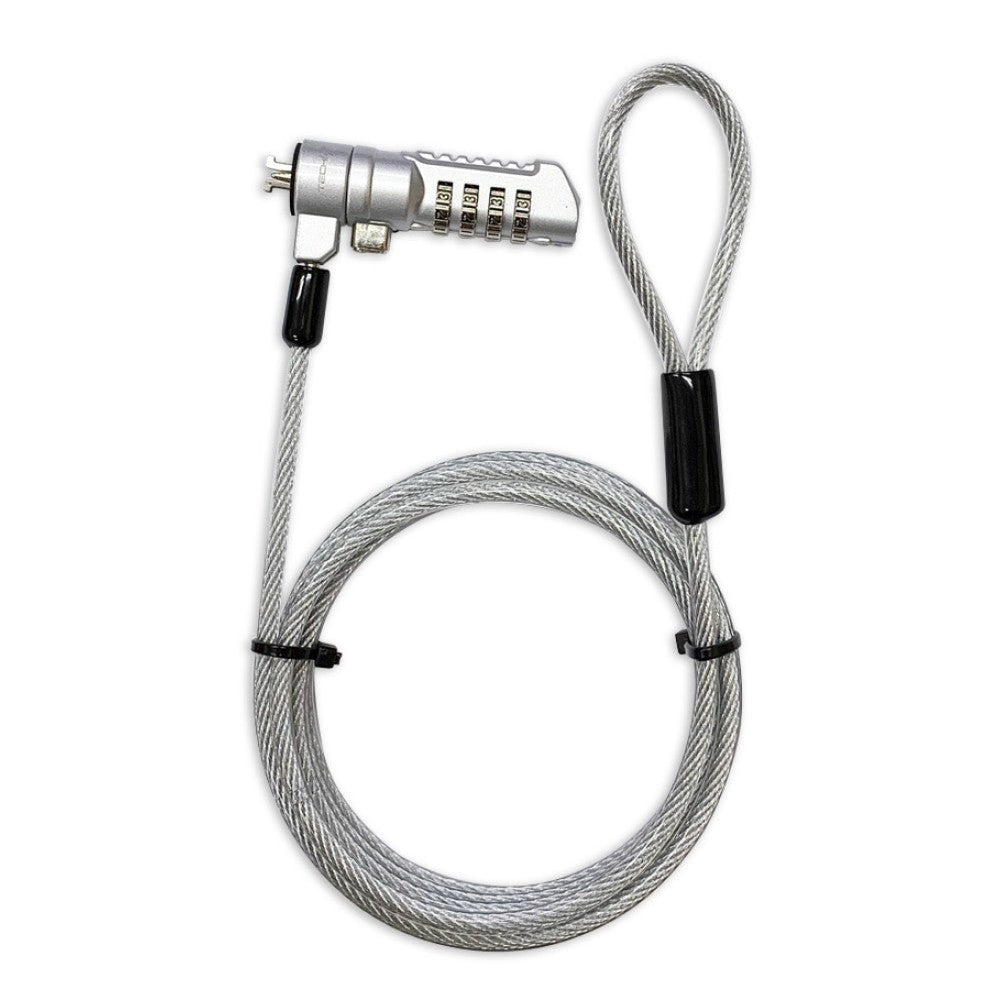 Techly IQ-LOK-16-K Câble de sécurité pour ordinateur portable Nano Slot avec verrou 1,8 m