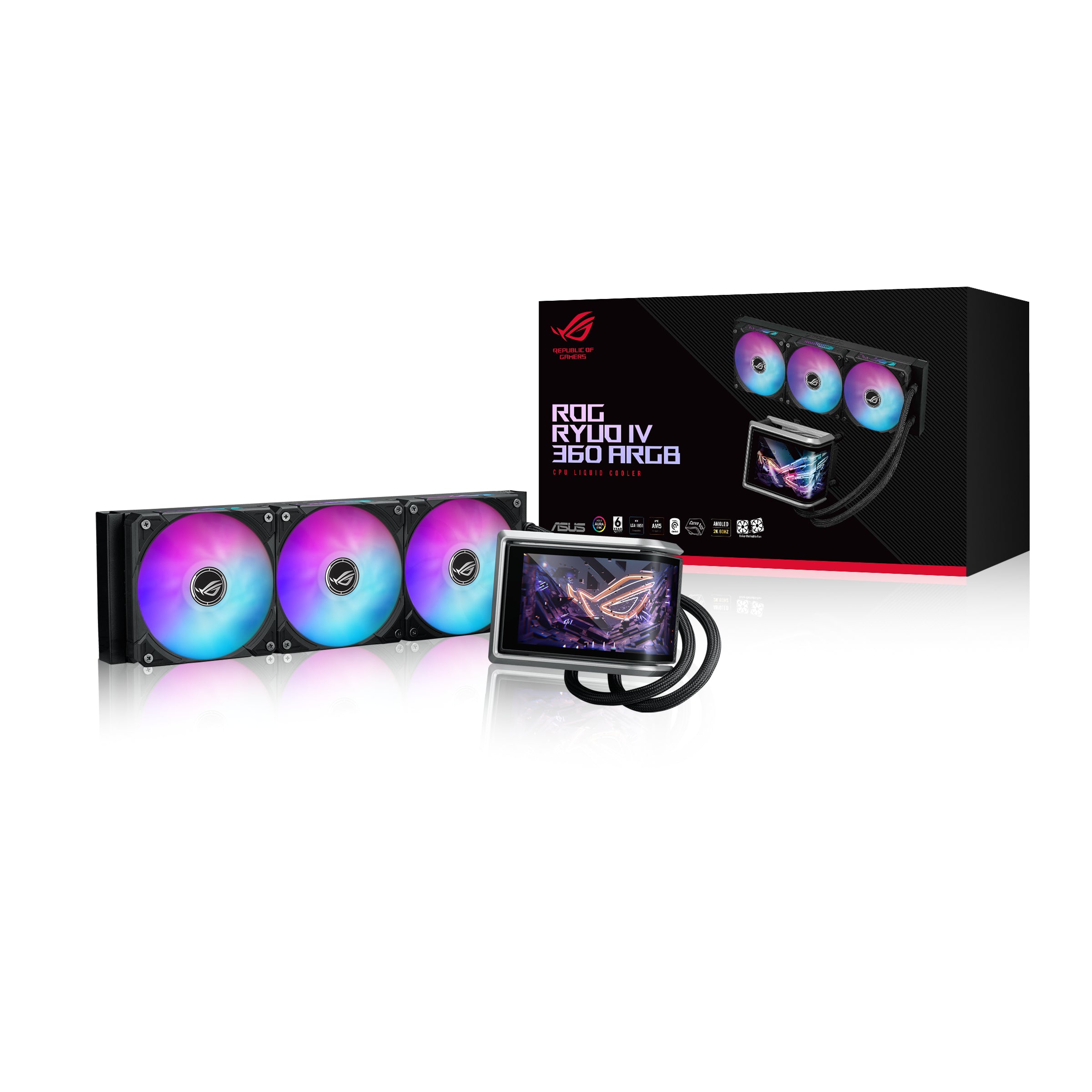 ASUS ROG RYUO IV 360 ARGB AIO liquid cooler