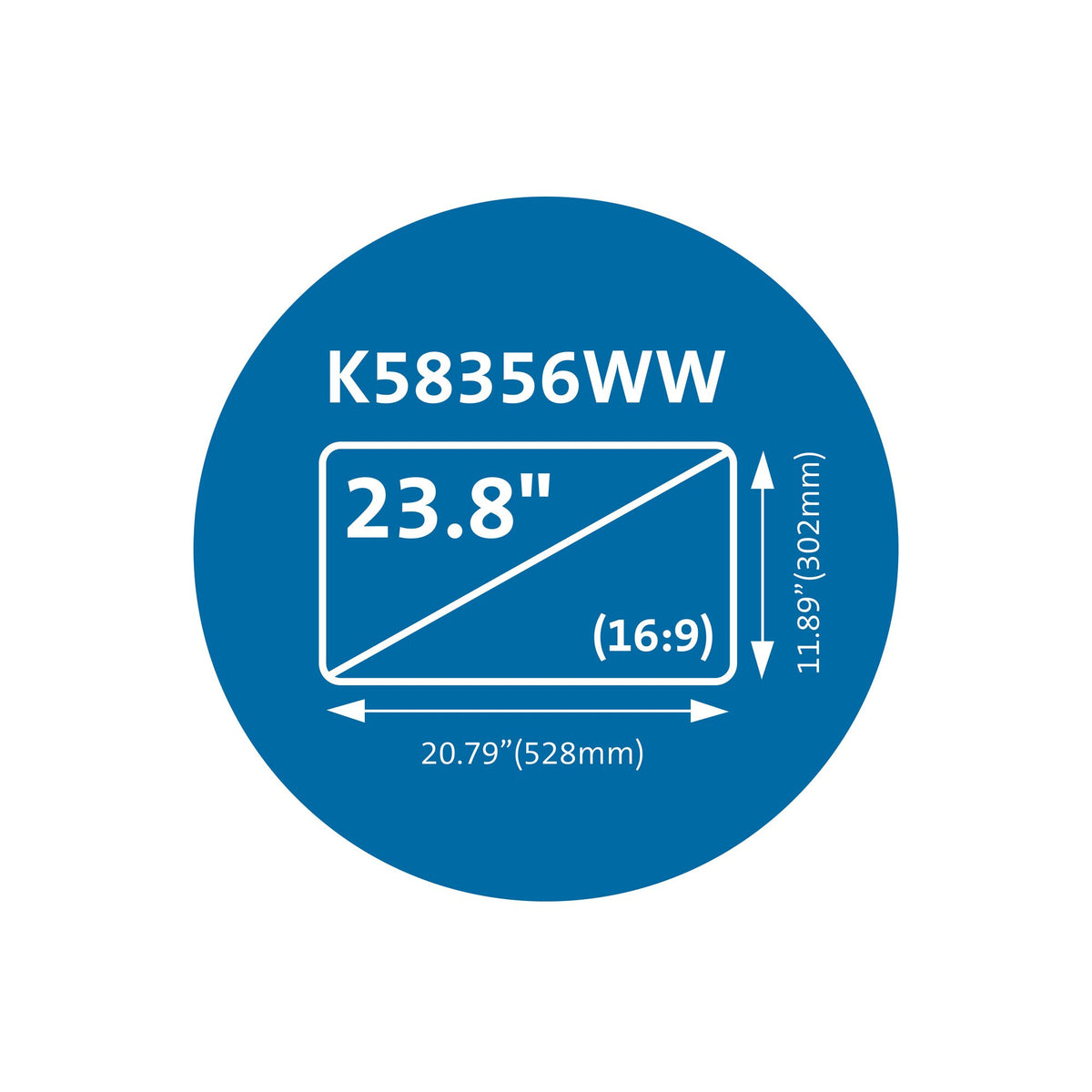 Magn Priv Scr Filt f 23.8 16:9 Monitor