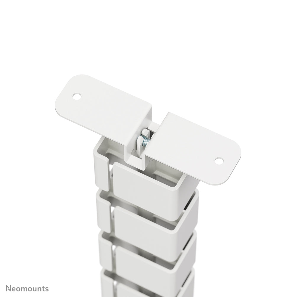 NEOMOUNTS Magnetic Cable Cover for sit/stand desk frames screw mounted magnetic channel white