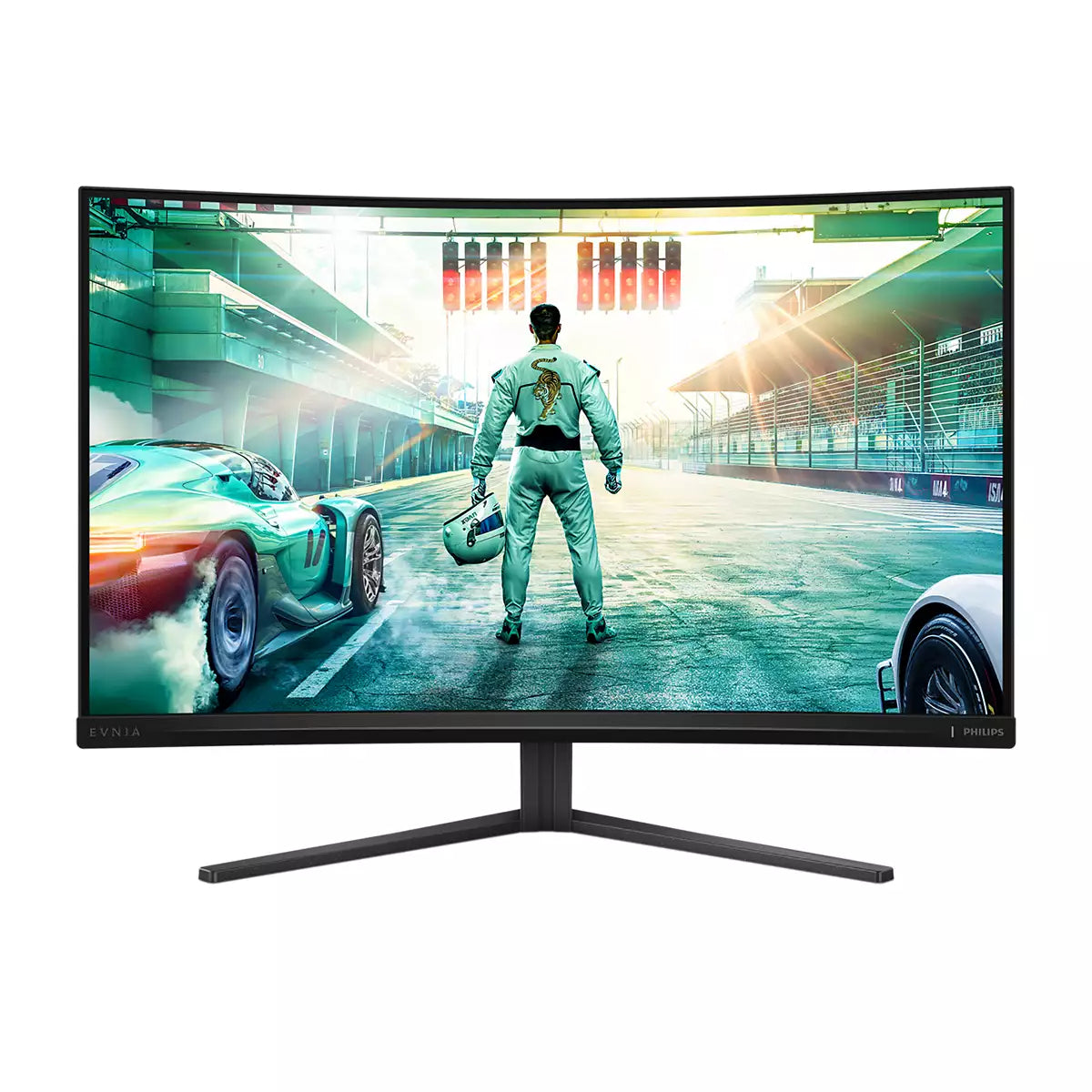 PHILIPS Evnia 3000 32M2C3500L - Ecran Gaming incruvé - 32p - 2560 x 1440 QHD 180 Hz - VA - 300 cd/m² -3500:1 - HDR10 - 2xHDMI DP -