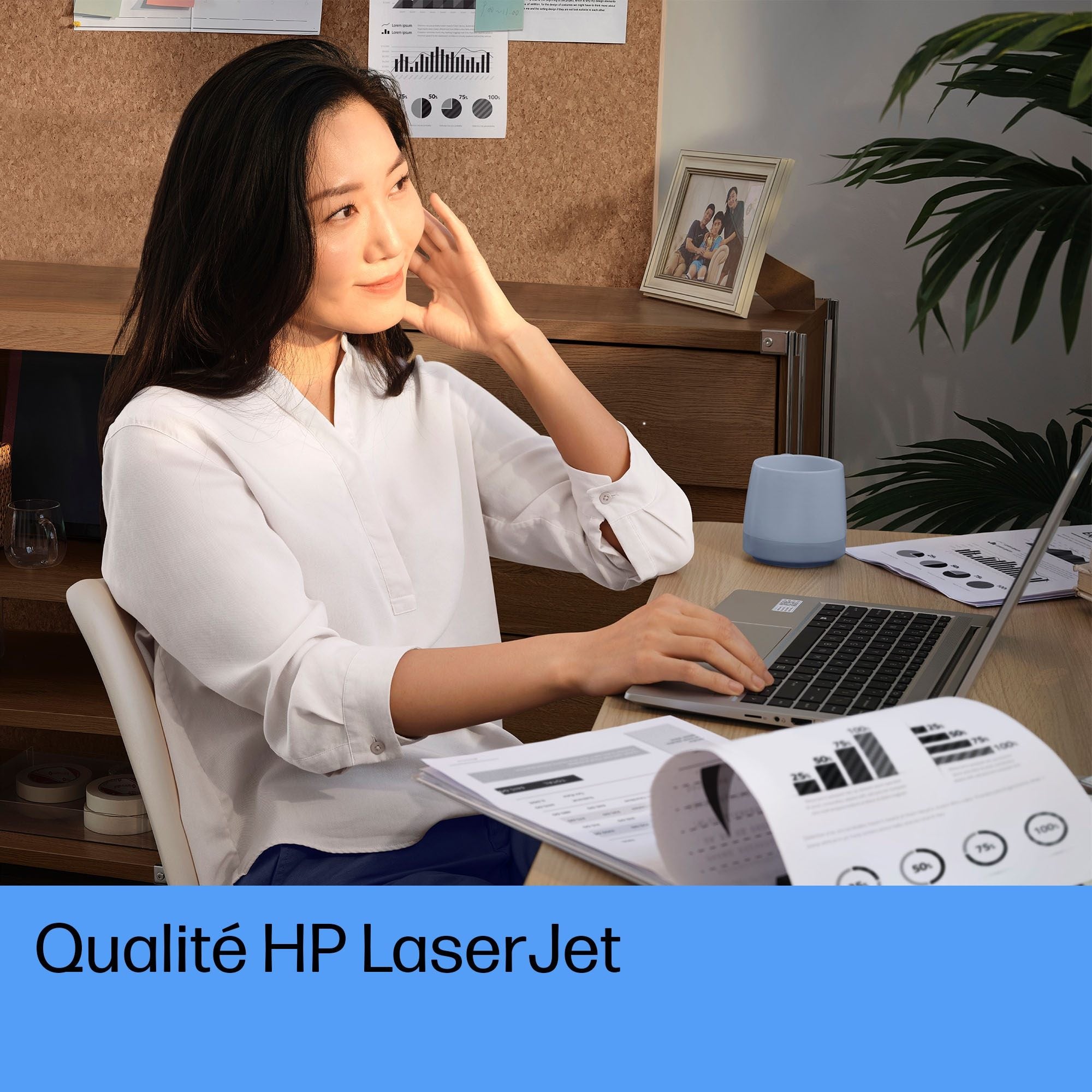 HP LaserJet Imprimante Tank 1504w - Noir et blanc - Imprimante pour Entreprises - Imprimer - Format compact  Éco-énergétique  Wi-Fi double fréquence - Laser - 6
