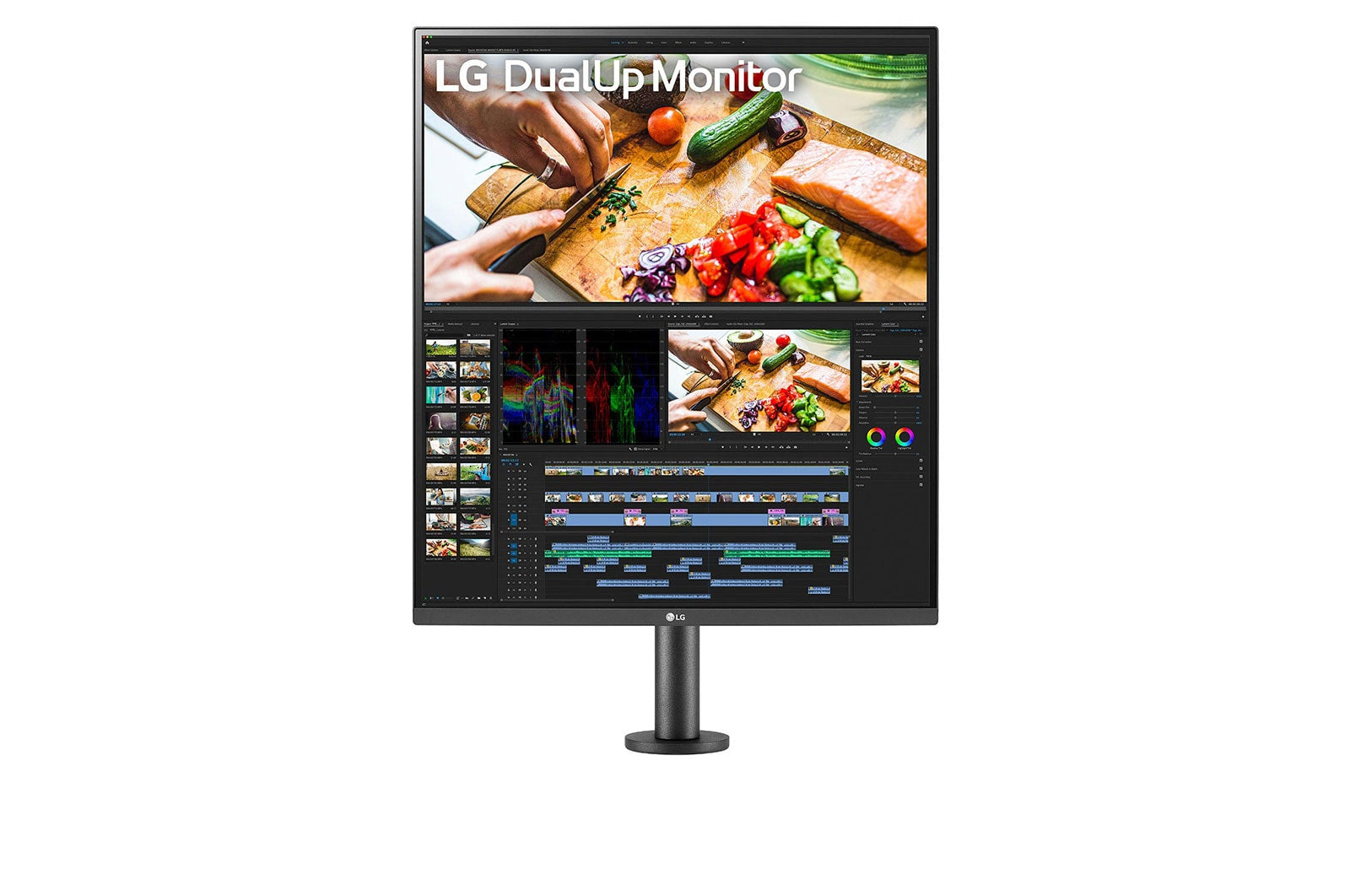 LG vertical monitor Ergo DualUp 28in Nano IPS 16:18e Square Double QHD 2560 x 2880