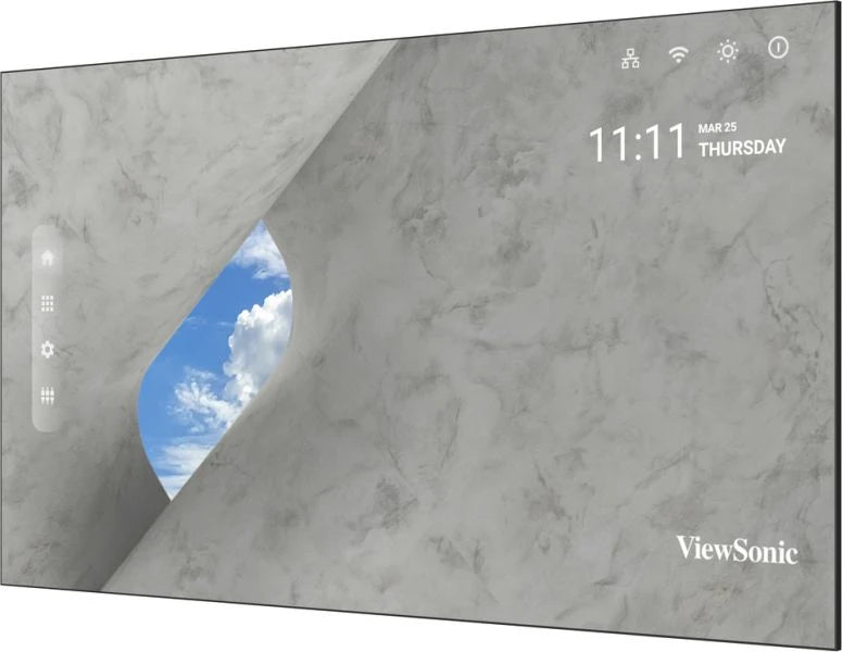 Viewsonic, 136inch Direct View LED Display, 3840x2160P, 13Bit, Refresh Rate 3840Hz, Pixel Pitch 0.7mm, Hdmi Input & Output, COB, Black