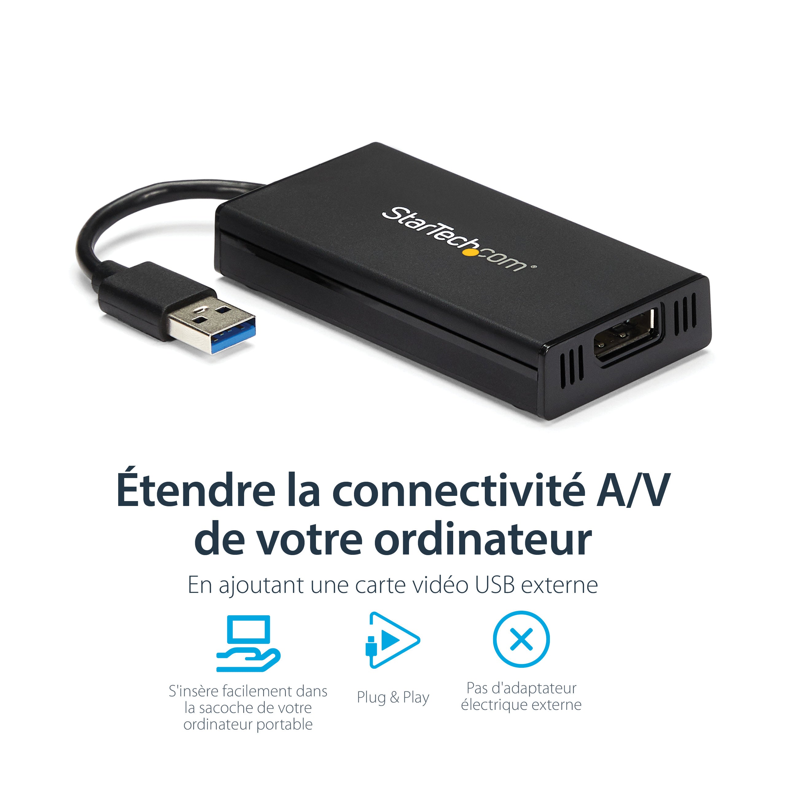 USB 3.0 to DisplayPort Adapter - 4K