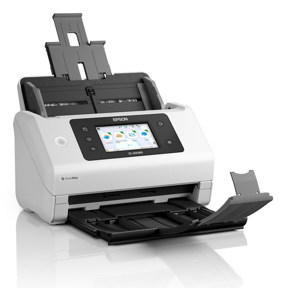 EPSON Scanner A4 network and Wifi autonome compatible with Open Platform 50ppm/100ipm feeder 100 sheets