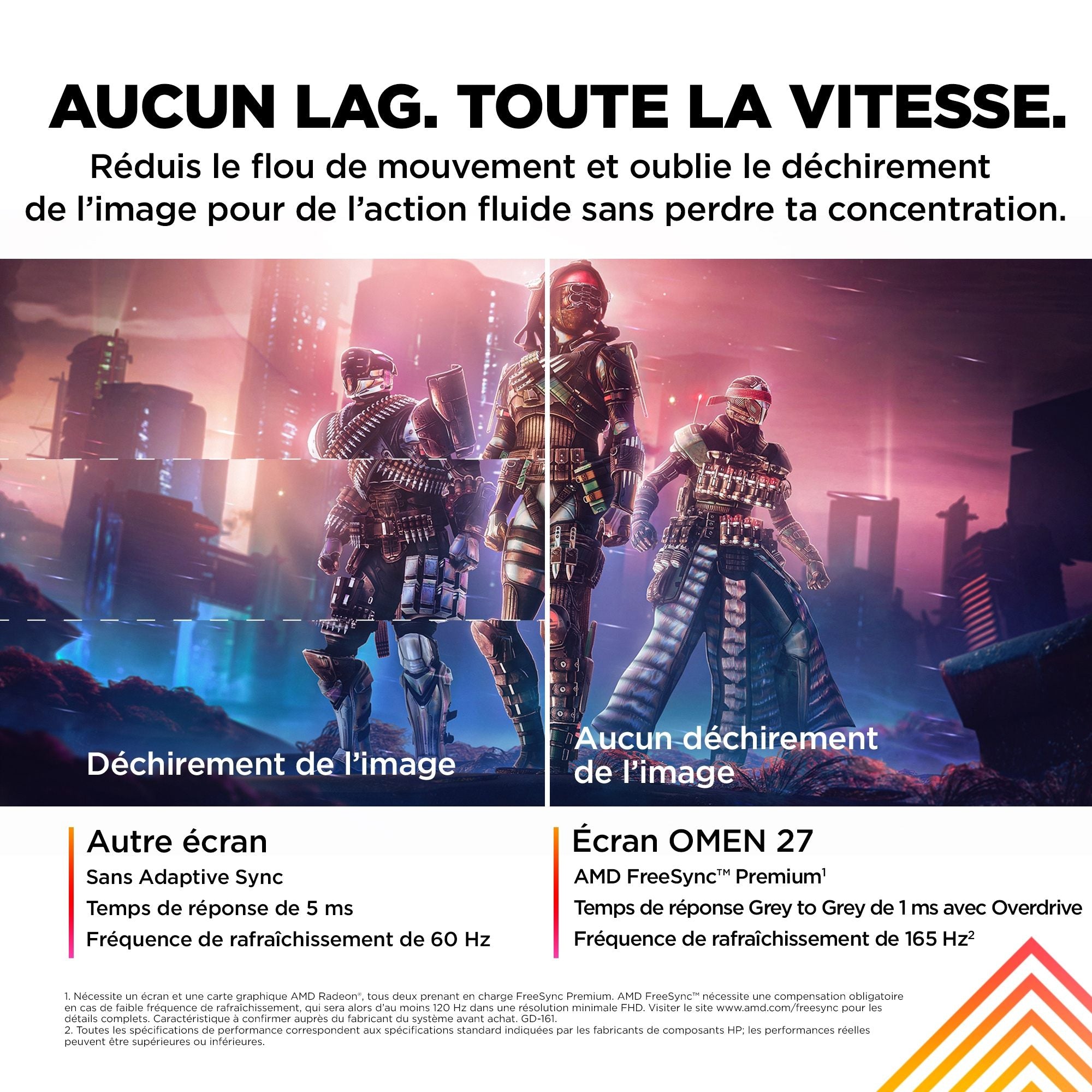 "OMEN by HP 27 inch FHD 165Hz Gaming Monitor - OMEN 27 écran plat de PC 68,6 cm (27"") 1920 x 1080 pixels Full HD LCD Noir"