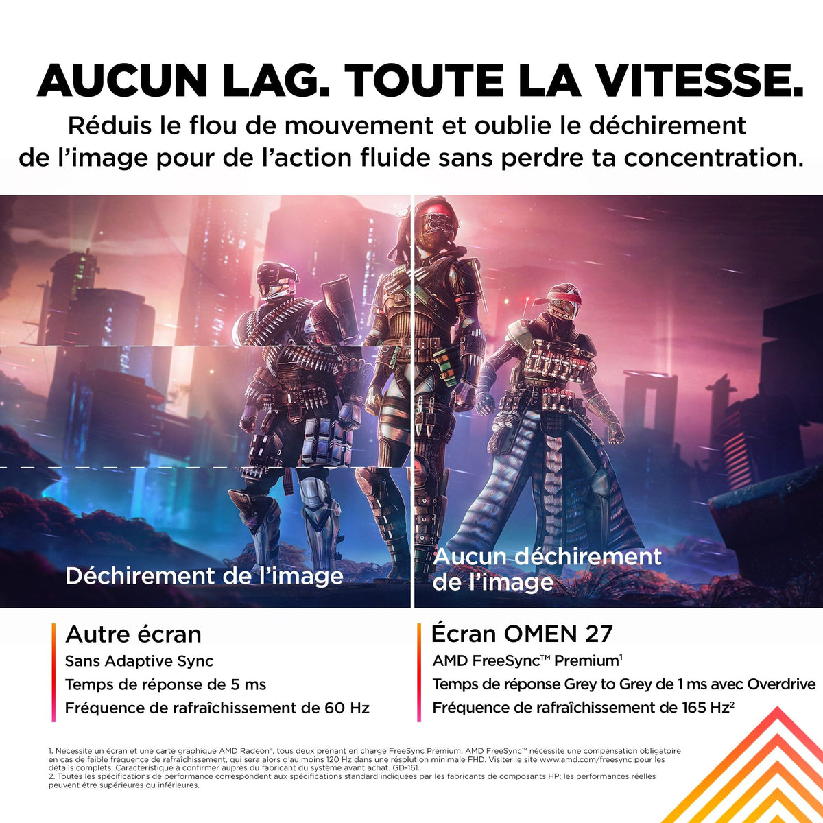 "OMEN by HP 27 inch FHD 165Hz Gaming Monitor - OMEN 27 écran plat de PC 68,6 cm (27"") 1920 x 1080 pixels Full HD LCD Noir"