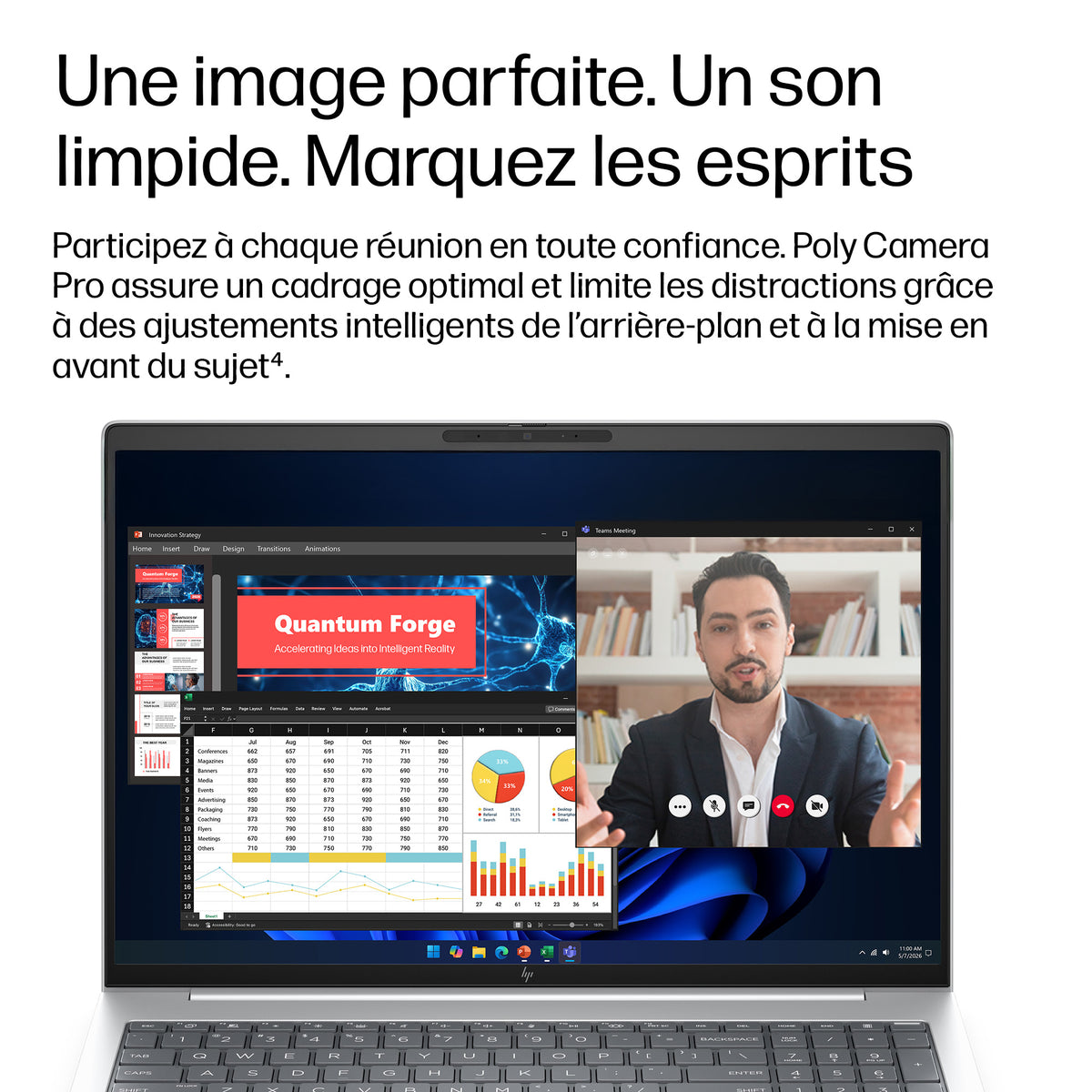 HP EliteBook 8 G2i 16 AI Intel Core Ultra 5 325 16p WUXGA 16Go LPDDR5X 512Go SSD be+BT 3C Batt FPS W11P 1yr Wrty