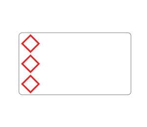 BROTHER Pre-cut and pre-printed danger label on rolls 100mm x 30ml - 250 labels / roll