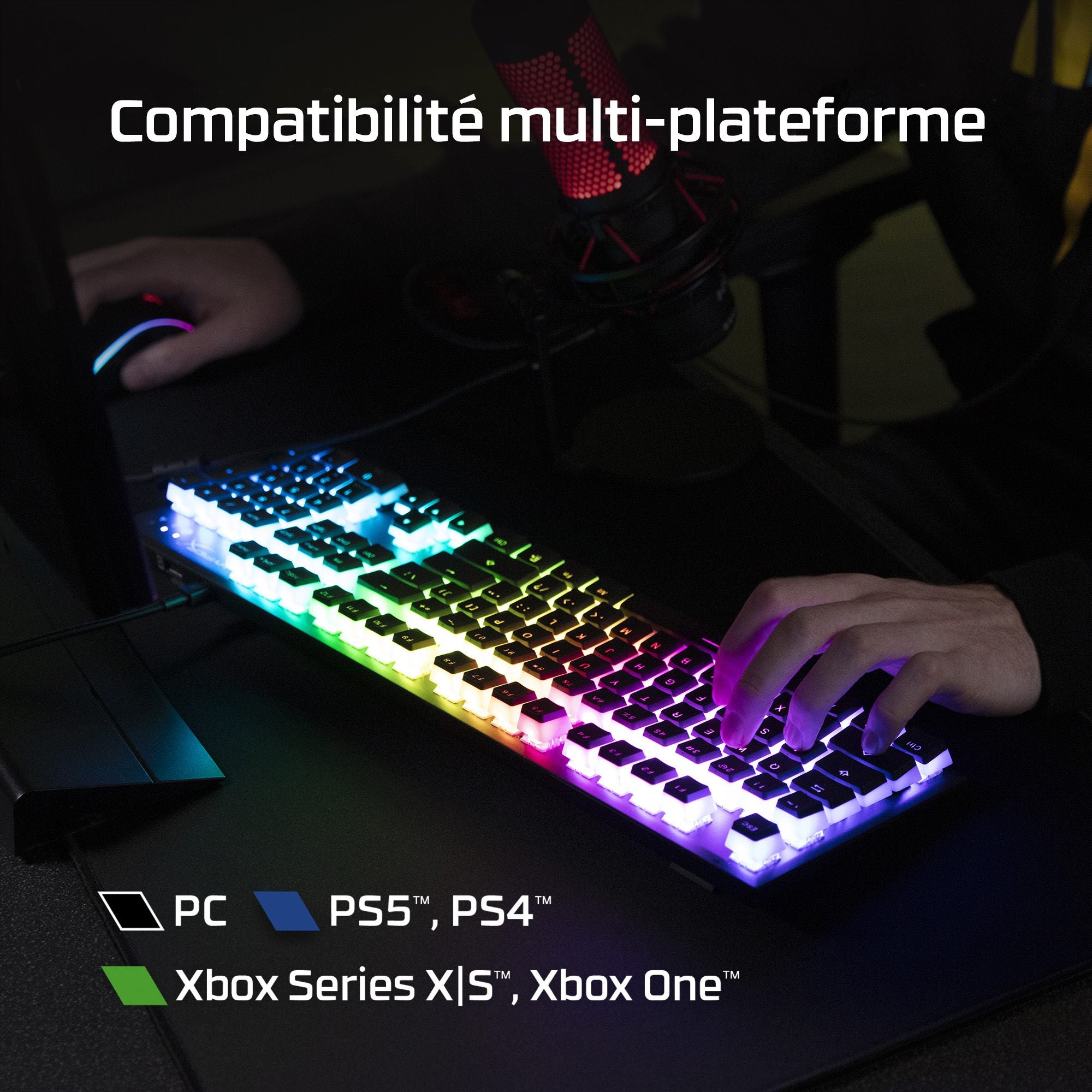 HyperX Alloy Origins 60 - Clavier Mécanique de Jeu - HX Red (Disposition US)