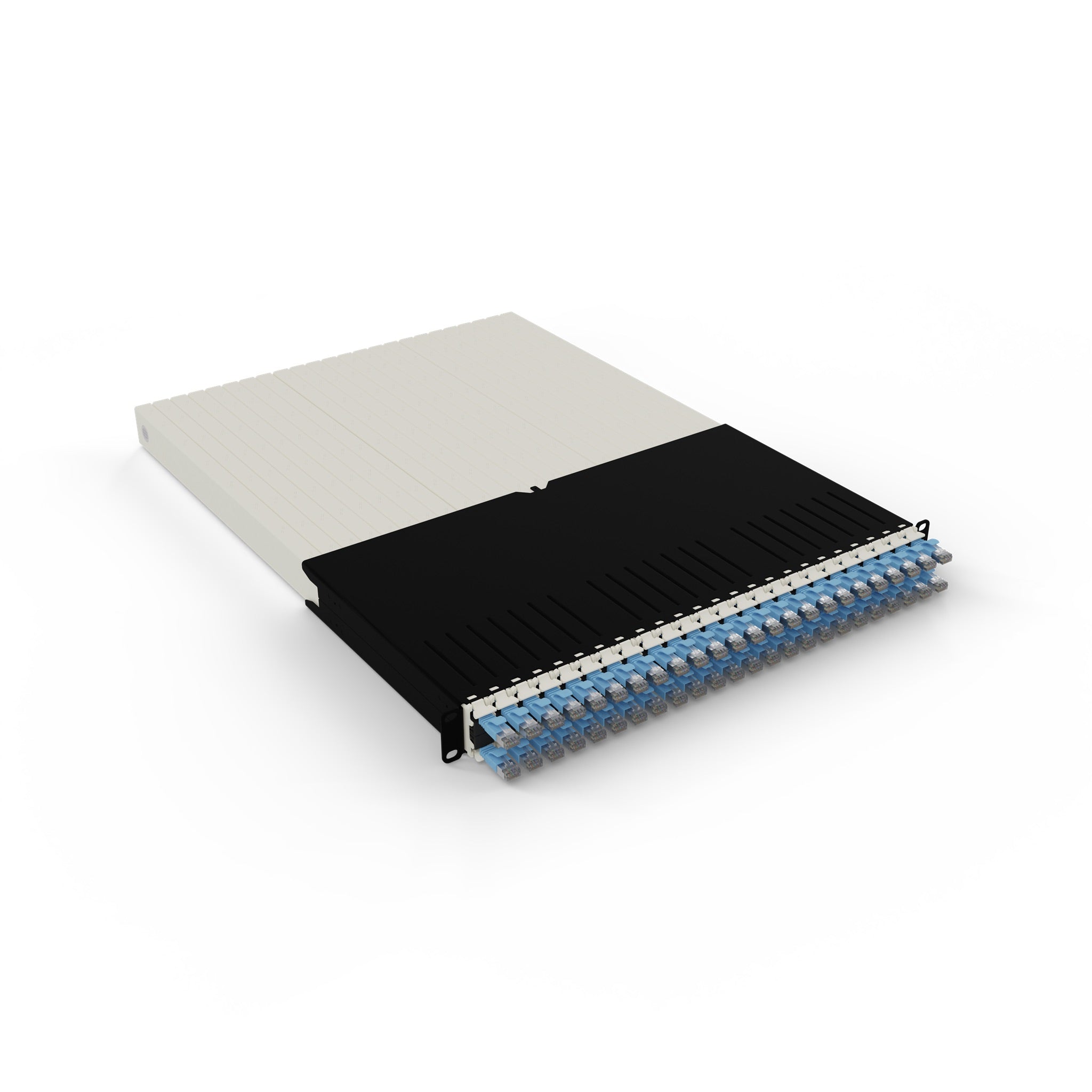 PATCHBOX ONE 24x CAT6A STP BLEU 1,8 m 30U