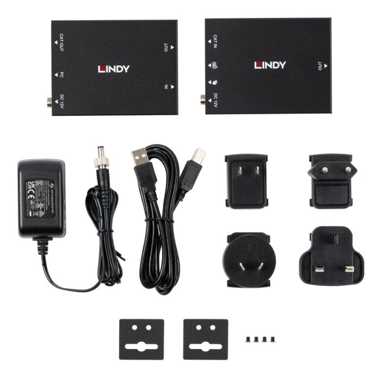 LINDY 100m Cat.6 HDMI & USB KVM Extender