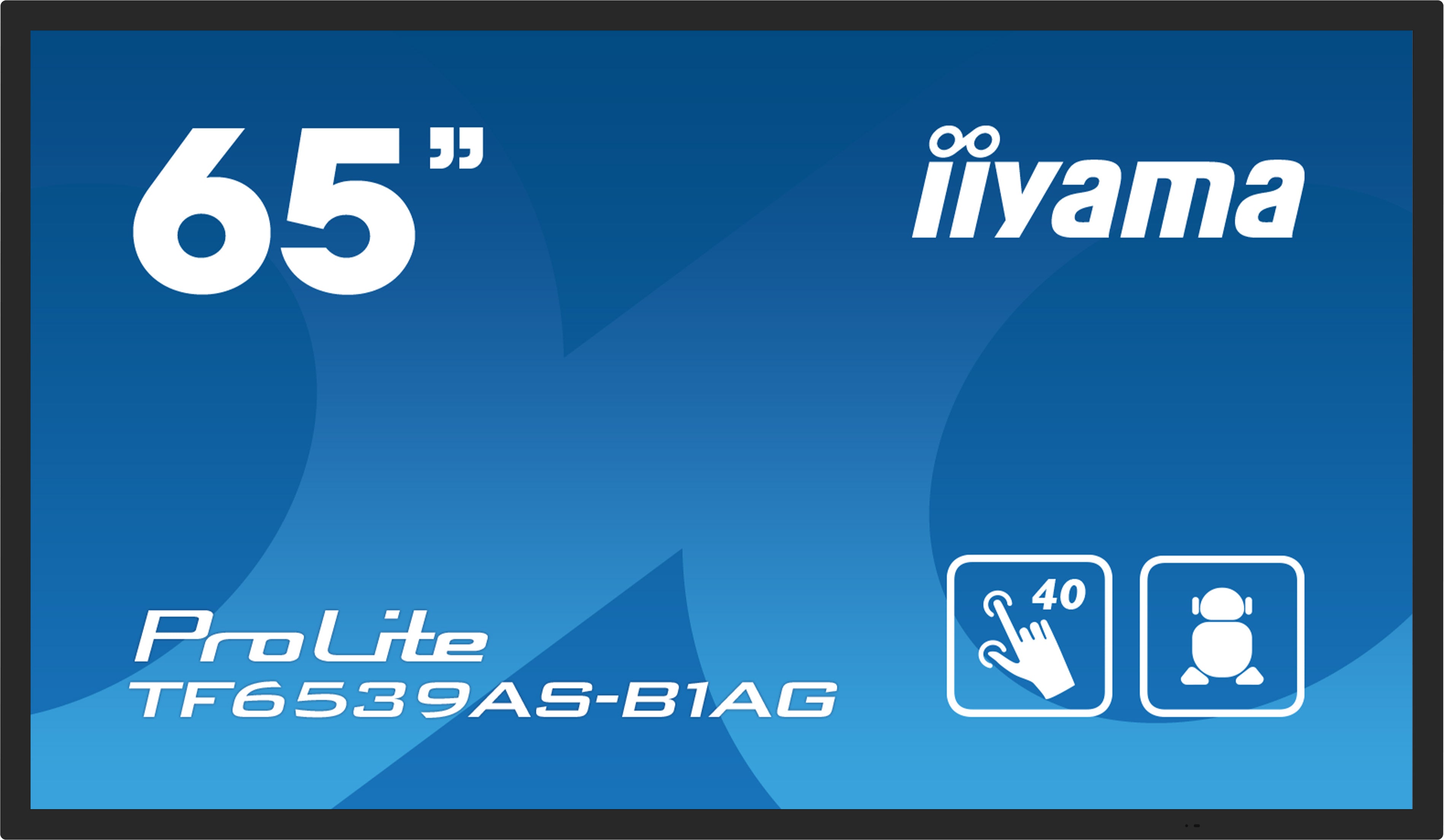 65" Bonded PCAP Anti-glare Bezel Free 40