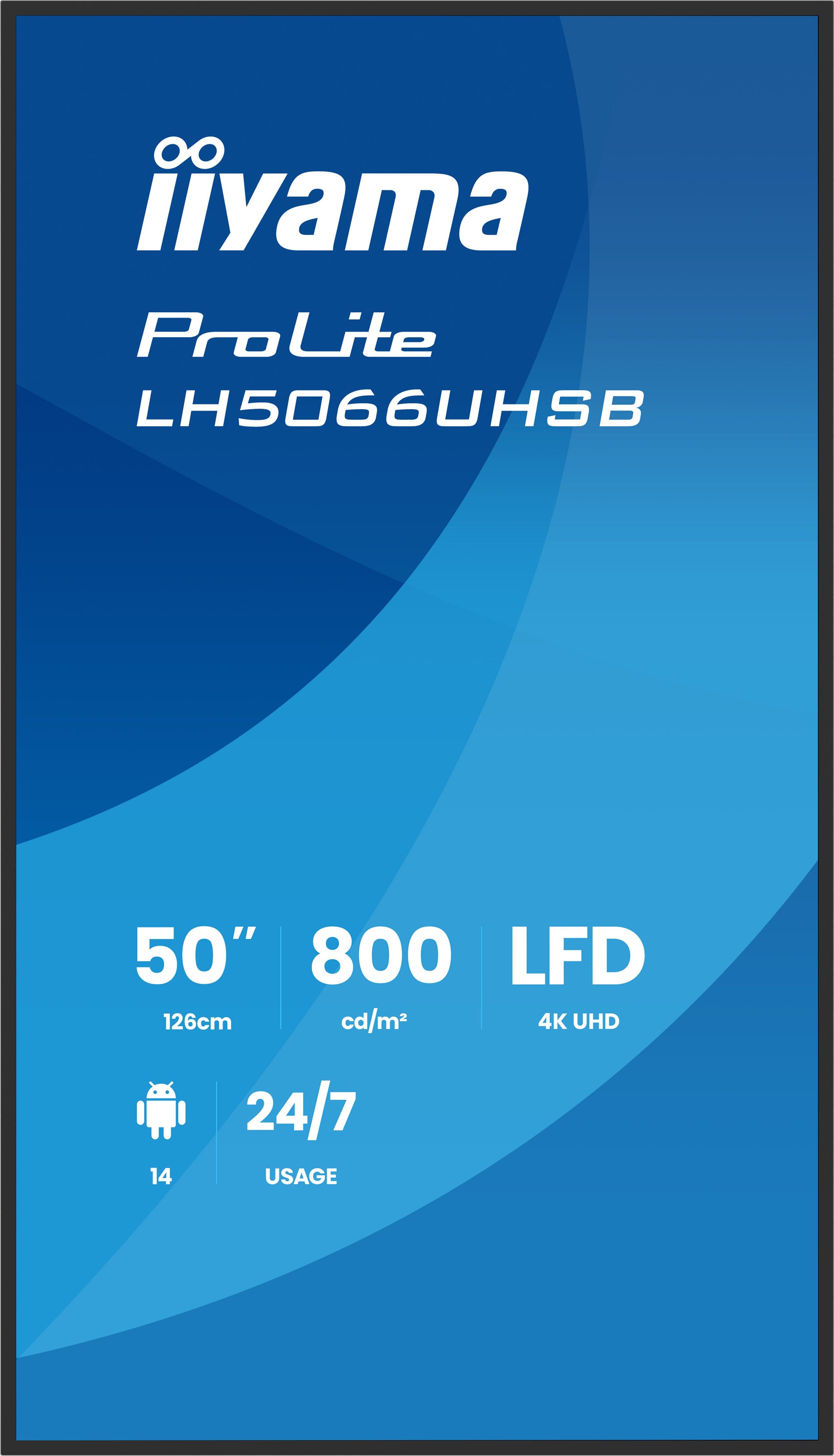 50" 3840x2160 UHD IPS VESA Mount 400x300
