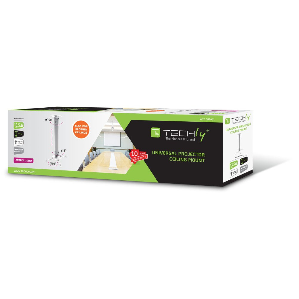 Techly ICA-PM 18M Bras de projecteur au plafond 900 lc
