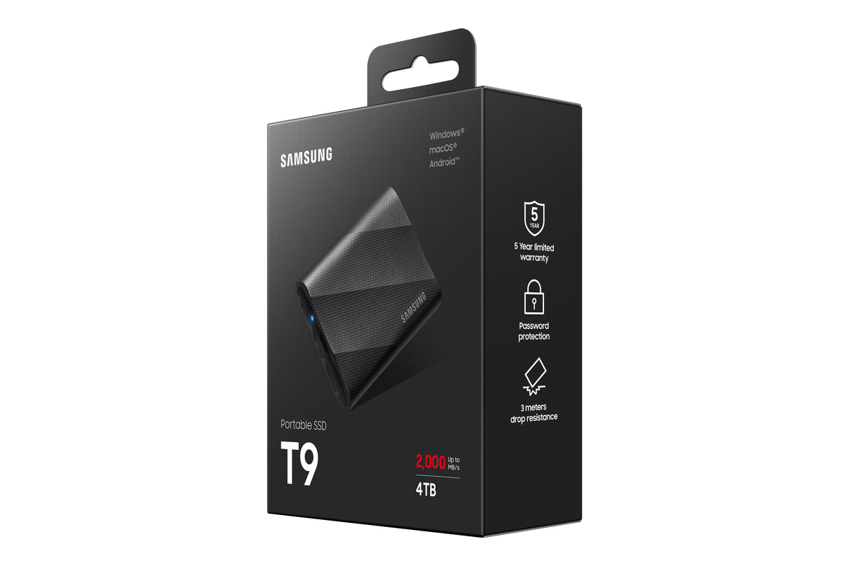 Samsung MU-PG4T0B 4 To USB Type-C USB 3.2 Gen 2x2 Noir